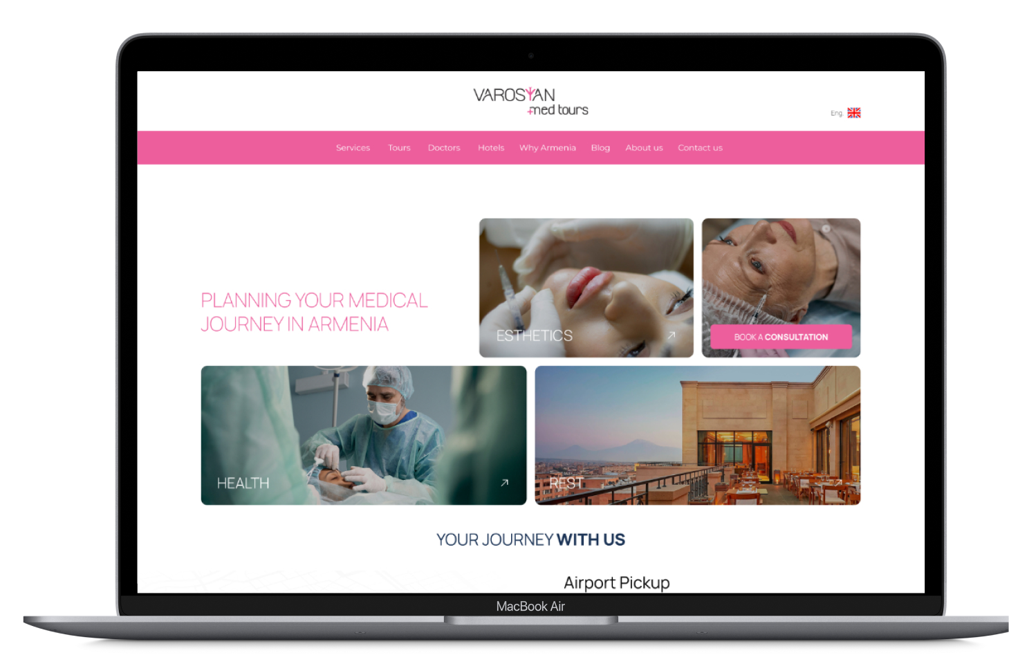 Full Web Solution for Varosyan Med Tours (Medical Tourism)