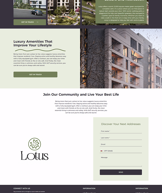 Digital Services for Lotus Construction Company