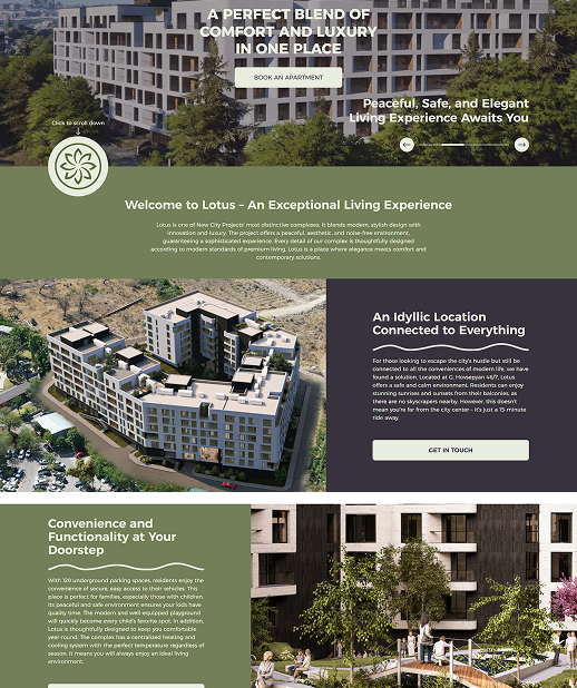 Digital Services for Lotus Construction Company