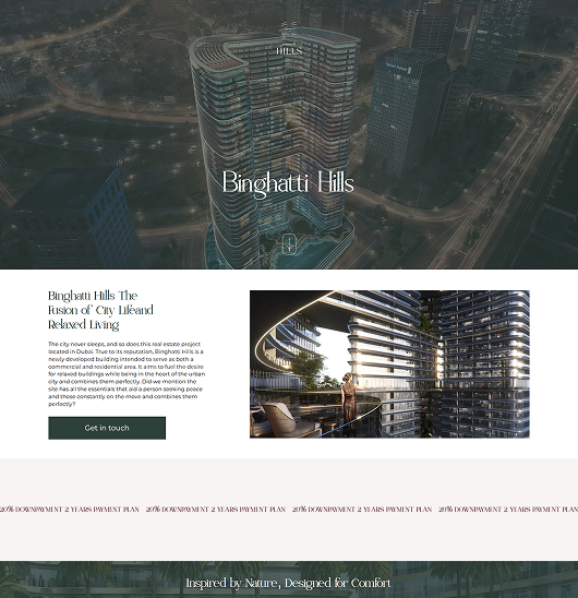 Digital Services for Binghatti Hills Construction Company