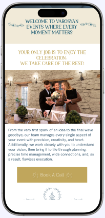 Digital Presence for Varosyan Events – Web Design, SEO & Content