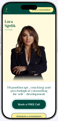 Website Design and Development for psychologist Lora