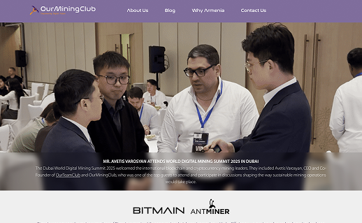 OurMiningClub – Full-Service: Web Design, Development, SEO, and Content Creation