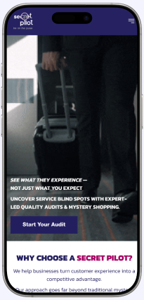 Secret Pilot – Design, Web Development, SEO & Content Writing