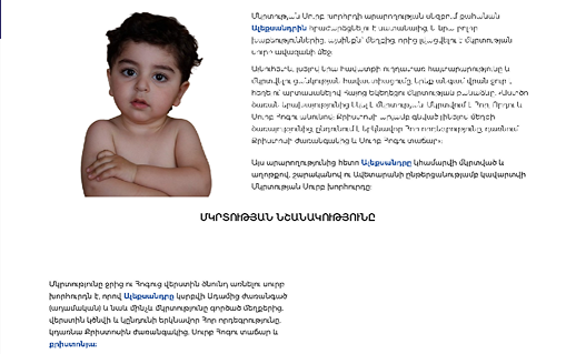 A Double Celebration: Alexandr’s Birthday & Christening – Landing Page for Varosyan Events