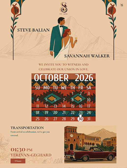 Steve & Savannah Wedding by Varosyan Events – A Magical Website by BunnyChain AI